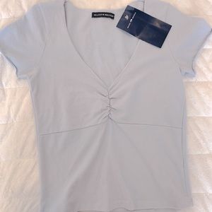 Light Blue Brandy Melville Gina Top